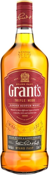 Виски Grant's Triple Wood 3 Years Old, 1 л
