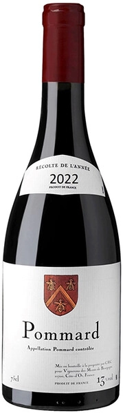 Вино Vignerons des Monts de Bourgogne Pommard AOC, 2022