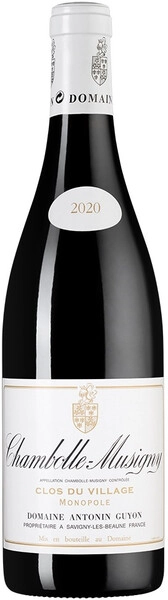 Вино Domain Antonin Guyon, Chambolle-Musigny AOC Clos Du Village Monopole, 2020