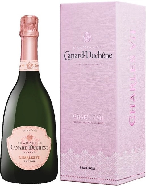 Шампанское Canard-Duchene, Charles VII Brut Rose, Champagne AOC, gift box