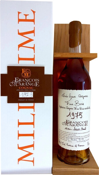 Коньяк Daniel Bouju, Francois de Marange Fins Bois AOC, 1975, gift box, 0.7 л