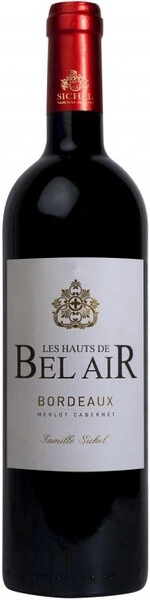 Вино Sichel, Les Hauts de Bel Air Rouge, Bordeaux AOC