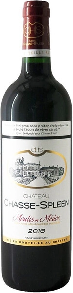 Вино Chateau Chasse-Spleen, Moulis en Medoc AOC Cru Bourgeois, 2016