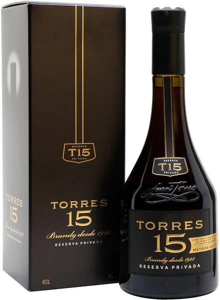 Бренди Torres 15 Reserva Privada, gift box, 0.7 л