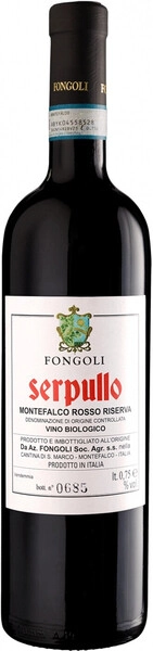 Вино Fongoli, Serpullo Montefalco Rosso Riserva DOC Naturale, 2019