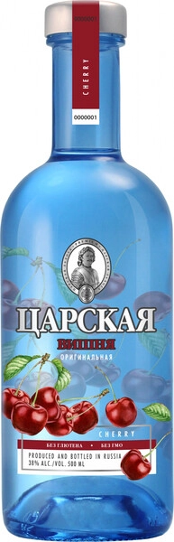 Ликер Царская Оригинальная Вишня, настойка горькая, 0.5 л