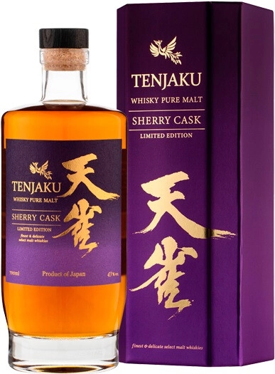 Виски Tenjaku Pure Malt Sherry Cask Limited Edition, gift box, 0.7 л