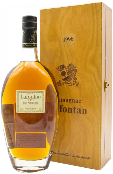 Арманьяк Lafontan Millesime, 1996, wooden box, 0.7 л