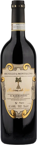 Вино Il Marroneto, Madonna delle Grazie Brunello di Montalcino DOCG, 2018