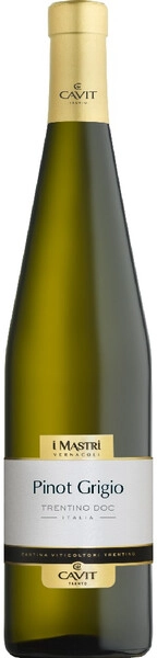 Вино Mastri Vernacoli Pinot Grigio, Trentino DOC, 2023