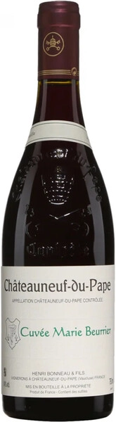 Вино Henri Bonneau, Chateauneuf-du-Pape Cuvee Marie Beurrier AOC, 2018