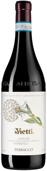 Вино Vietti, Nebbiolo Perbacco DOC, 2019