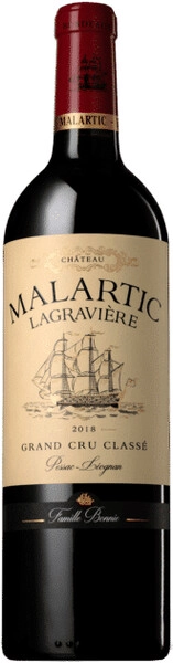 Вино Chateau Malartic Lagraviere Rouge, Pessac-Leognan Grand Cru Classe AOC, 2018