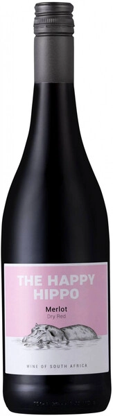 Вино The Happy Hippo Merlot, 2021