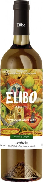 Вино Elibo Alazani White, 2023