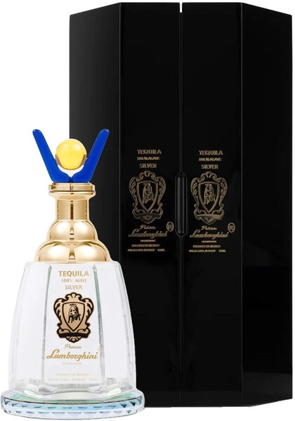 Текила Patrizia Lamborghini Silver, gift box, 0.75 л