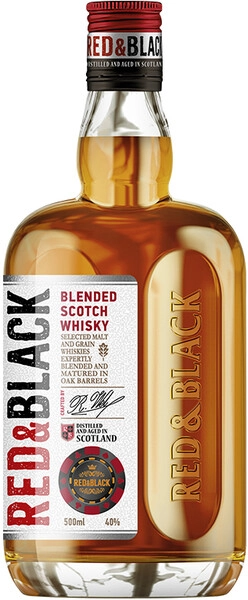 Виски Red & Black Blended Scotch Whisky, 0.5 л