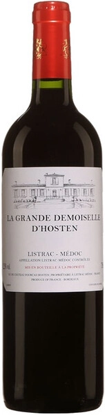 Вино La Grande Demoiselle d'Hosten, Listrac-Medoc AOC, 2011