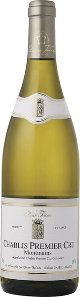 Вино Olivier Tricon, Chablis Premier Cru Montmains AOC, 2022