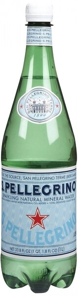 Вода S. Pellegrino Sparkling, PET, 1 л