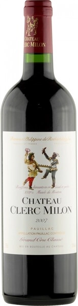 Вино Chateau Clerc Milon Grand Cru Classe (Pauillac) AOC, 2007