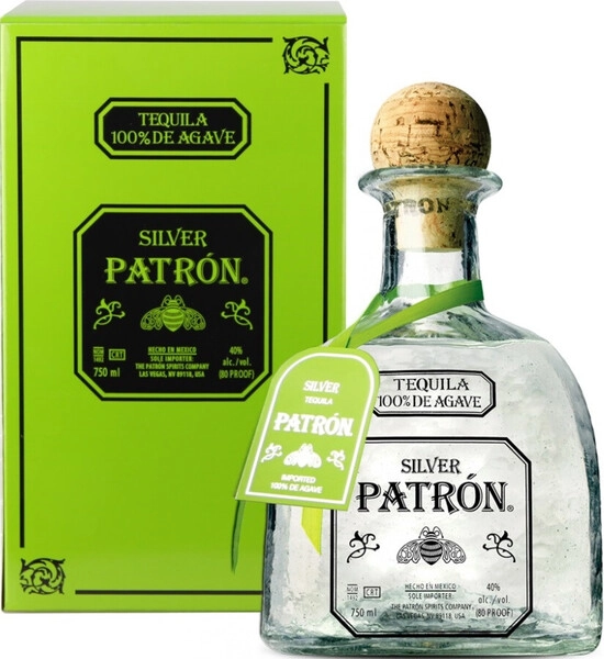 Текила Patron Silver, gift box, 0.75 л