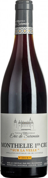 Вино Chateau de Monthelie, Monthelie 1er Cru Sur la Velle AOC, 2018