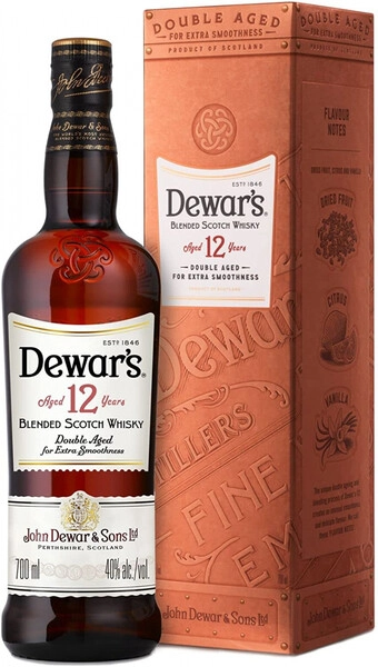 Виски Dewar's 12 years old, in box, 0.7 л