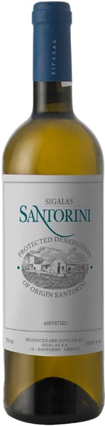 Вино Sigalas, Santorini Assyrtiko PDO, 2023