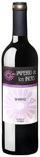 Вино Imperio de Los Incas Shiraz, Central Valley DO, 2024