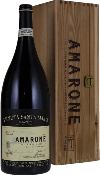 Вино Tenuta Santa Maria, Amarone della Valpolicella Classico Riserva DOCG, 2018, wooden box, 1.5 л