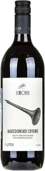 Вино Stobi, Makedonsko Crveno, 1 л
