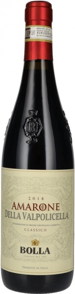 Вино Bolla, Amarone della Valpolicella Classico DOC, 2018
