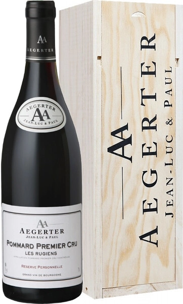 Вино Aegerter, Reserve Personnelle Pommard Premier Cru Les Rugiens AOC, 2019, wooden box, 1.5 л