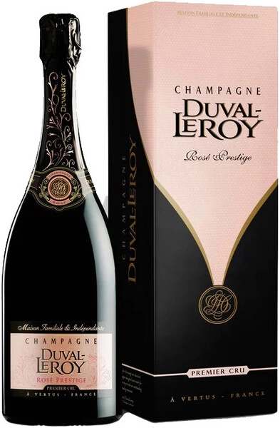 Шампанское Duval-Leroy, Rose Prestige Premier Cru, Champagne AOC, gift box
