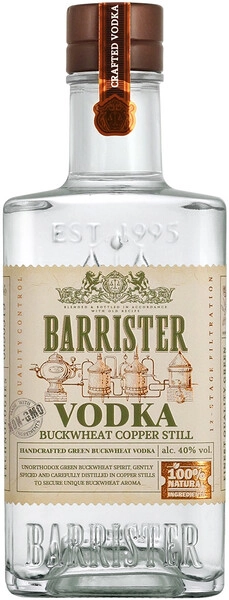 Водка Barrister Buckwheat Copper Still, 0.5 л