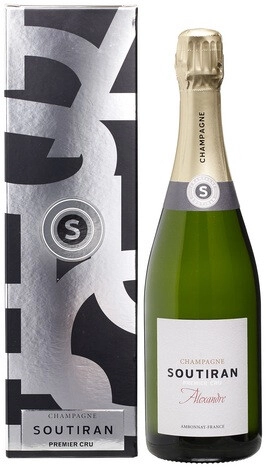 Шампанское Soutiran, Alexandre Premier Cru Brut, Champagne AOC, gift box