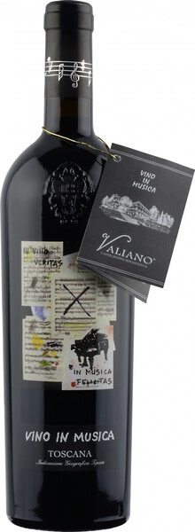 Вино Valiano, Vino In Musica, Toscana IGT