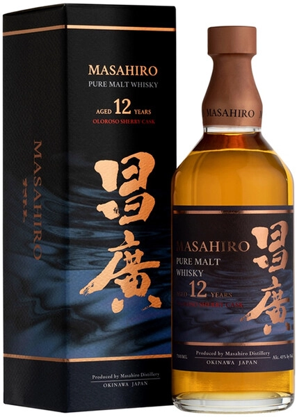 Виски Masahiro Pure Malt 12 Years Old, gift box, 0.7 л