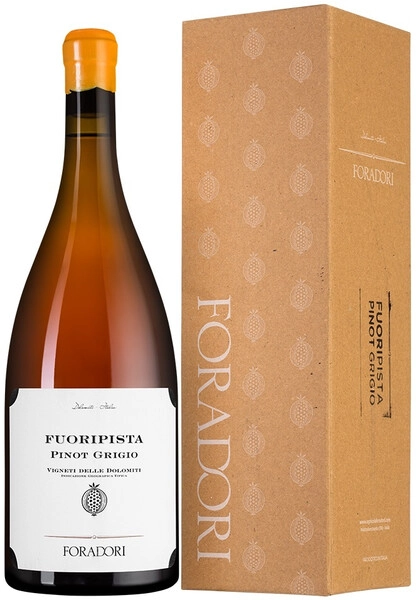 Вино Foradori, Fuoripista Pinot Grigio, Vigneti delle Dolomiti IGT, 2023, gift box, 1.5 л