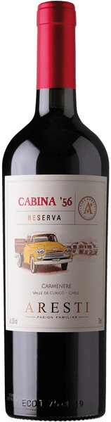 Вино Aresti, "Cabina 56" Reserva Carmenere, Valle de Curico, 2022