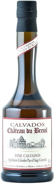Кальвадос Chateau du Breuil, Fine Calvados, Pays d'Auge AOC, 350 мл