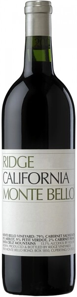 Вино California Monte Bello, 1995