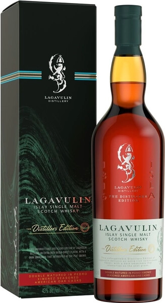 Виски Lagavulin, Distillers Edition Double Matured Single Malt, 2022, gift box, 0.7 л