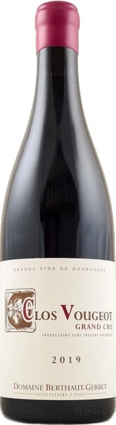 Вино Domaine Berthaut-Gerbet, "Clos Vougeot" Grand Cru AOC, 2019
