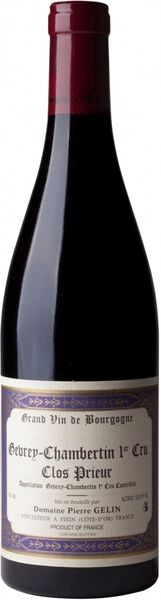 Вино Domaine Pierre Gelin, Gevrey-Chambertin 1er Cru "Clos Prieur" AOC, 2021