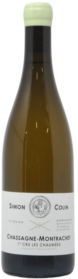 Вино Simon Colin, Chassagne-Montrachet 1-er Cru Les Chaumees AOP, 2022