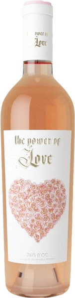 Вино Vignobles Vellas, The Power of Love Rose, Pays d'Oc IGP, 2021