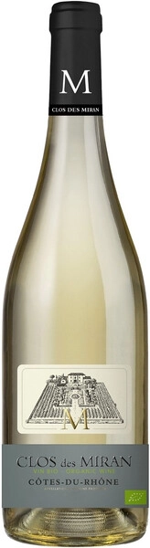 Вино Clos des Miran Blanc, Cote-du-Rhone AOP