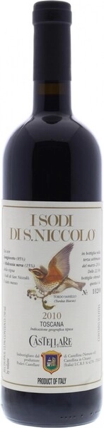 Вино Castellare di Castellina, I Sodi di San Niccolo, Toscana IGT, 2010
